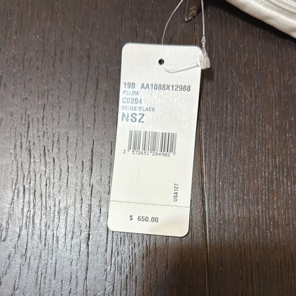 Chanel Black and Beige Pillow - Picture 10 of 10